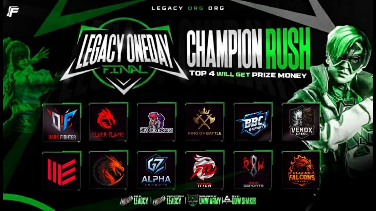 [🚨LIVE] LEGACY CHAMPIONRUSH || PRESENTED BY LEGACY E-SPORTS || CASTING WITH RAHID GAMERZ