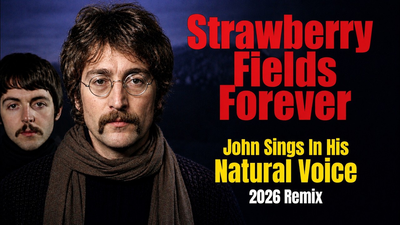 The Beatles 'Strawberry Fields Forever' John Sings In His Natural Voice - 2026 Remix - No A.I. Used!