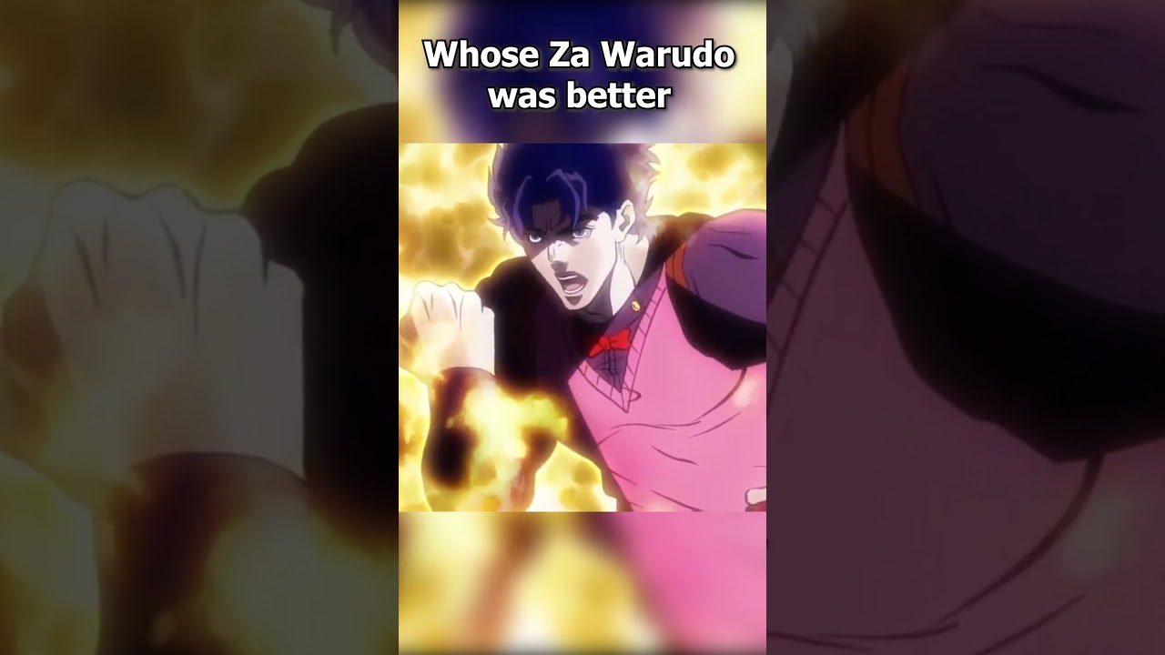 Whose Za Warudo Was Better