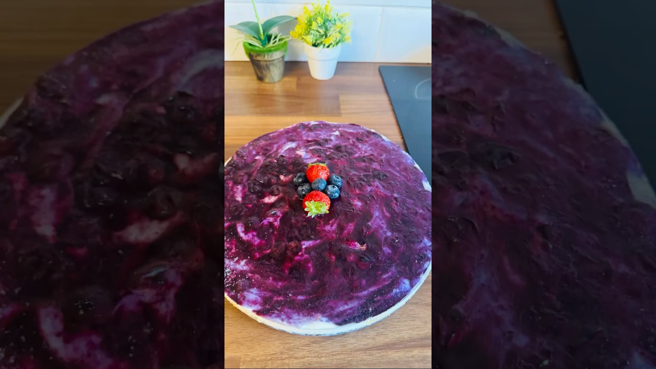 No bake blueberry cheesecake|