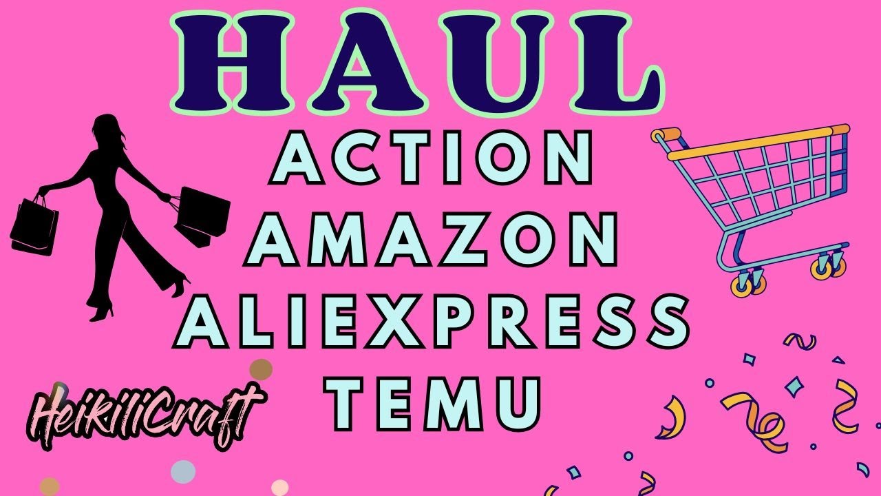 Mein Einkauf bei Action, Amazon und TEMU von niedlich bis praktisch alles dabei 😍 Bastel HAUL