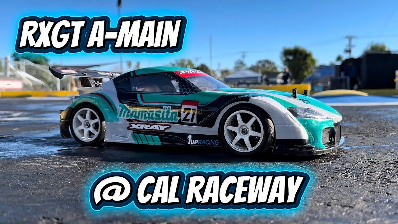 RXGT A-main race at Cal Raceway in Orange, California. Held on January 10, 2026 RC car racing.