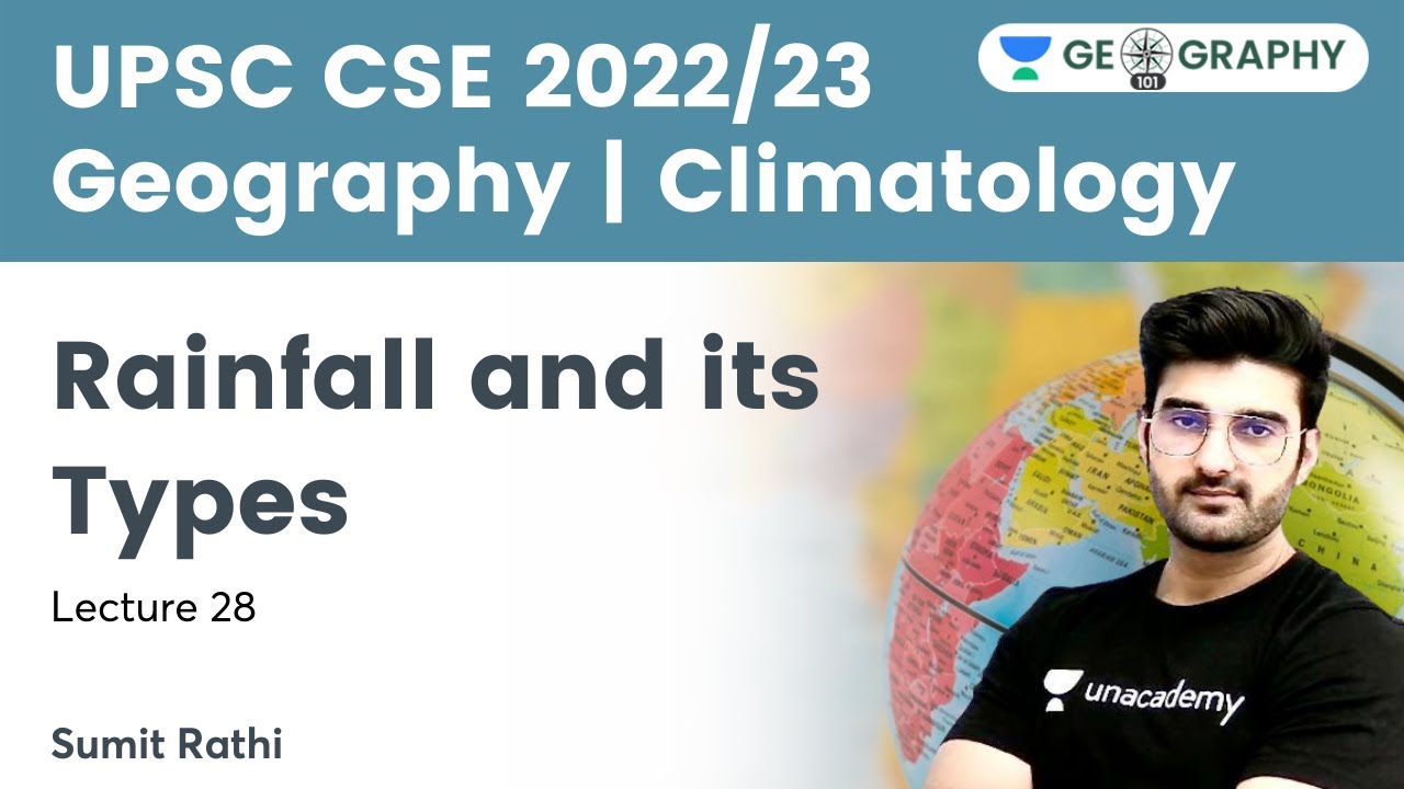 Geography | Climatology | Rainfall & its Types | UPSC CSE | Geography 101 by Sumit Rathi