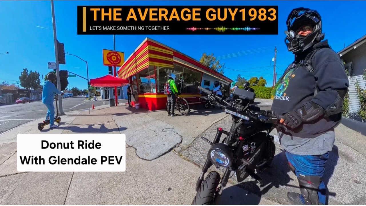 Поездка на пончике с компанией Glendale PEV