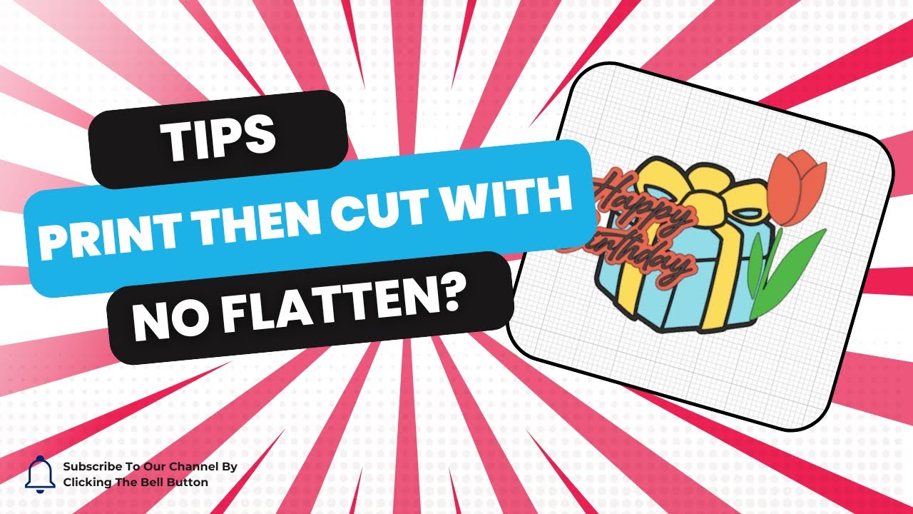 Print Then Cut WITHOUT Flatten?! 😱 Here’s the Hidden Trick