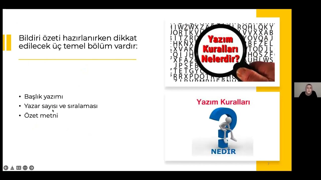 Kongre Bildirisi Hazırlama ve Sunma Eğitimi