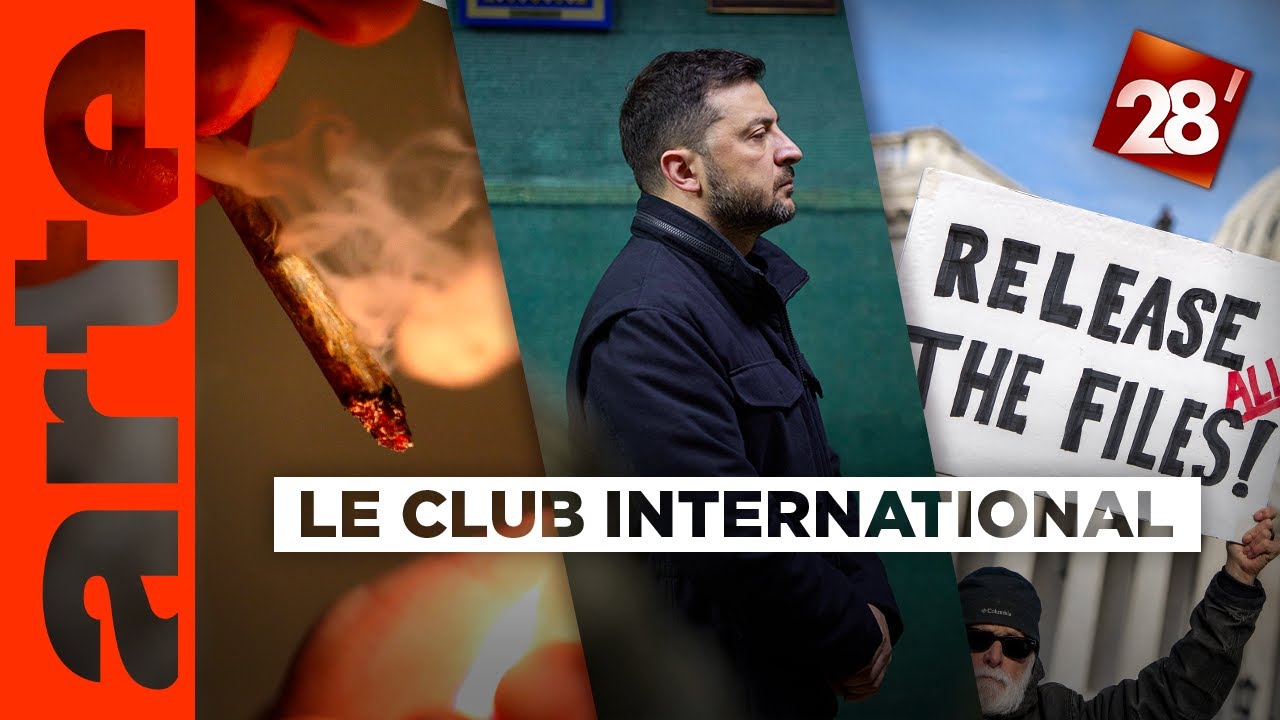 Narcotrafic, plan de paix en Ukraine, affaire Epstein&hellip; : Le Club international | 28 minutes | ARTE