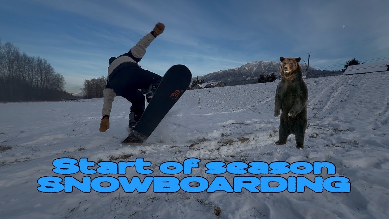 First Snowboarding Session of the Season SQ. 3