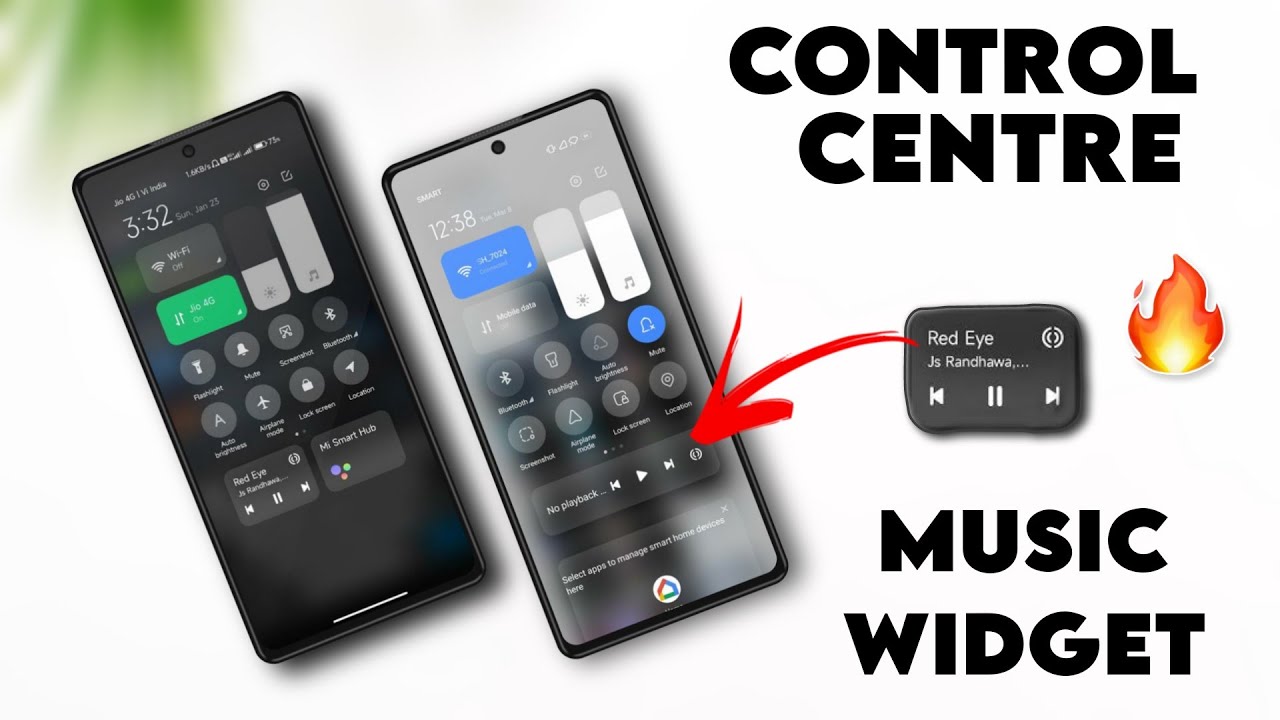 How To Enable MIUI 13 Control Centre With Music Widget | Music Widget Not Showing In Control Centre?