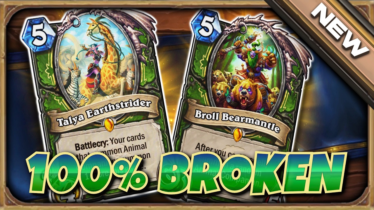 NEW CARDS! Hunter is completely BROKEN! - Thijs Hearthstone
