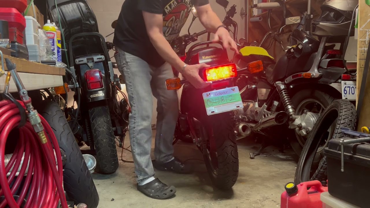 White vs Red LED Brake Light – Which Is Brighter? Motorcycle Test