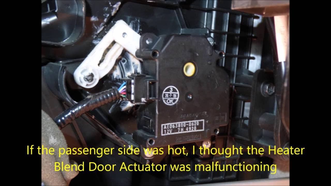 2007 Lexus RX350 HOW TO FIX BAD Heater Blend Door Actuator