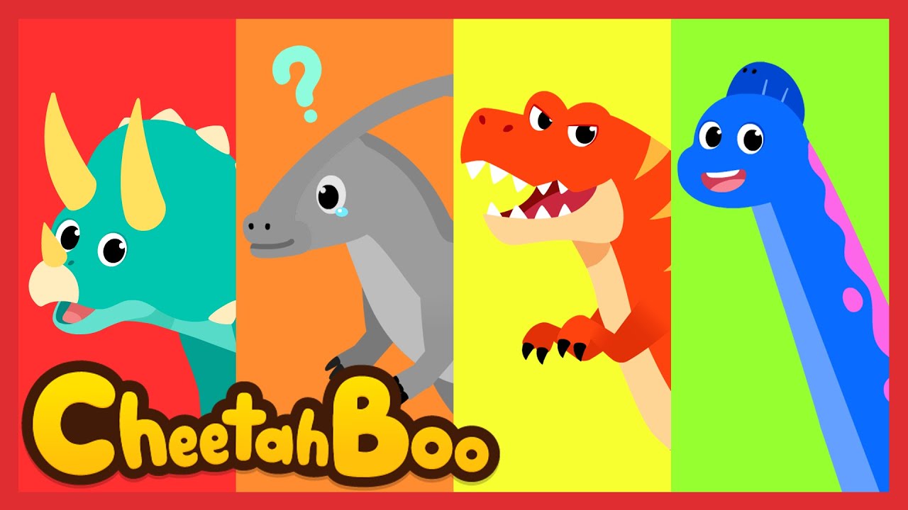 Aargh! the Dinosaurs' colors are gone! | Nursery rhymes | Kids song | #Cheetahboo
