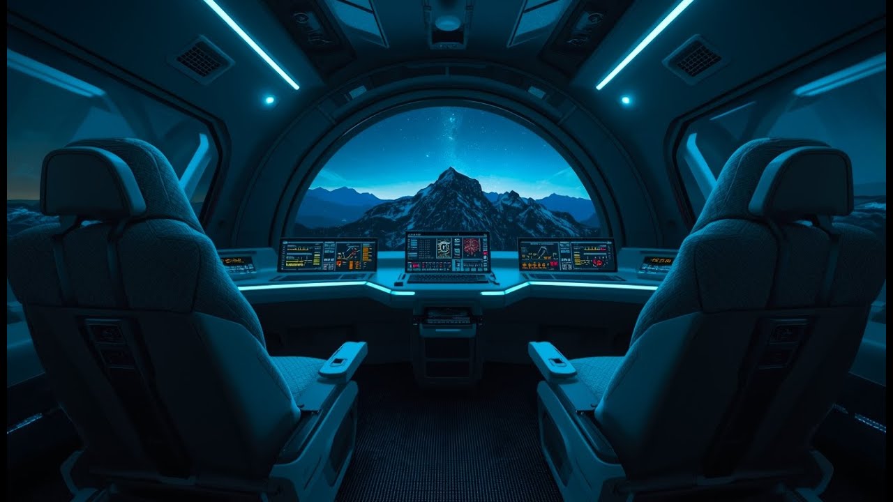 Monitoring the Mountains at Night | Ambient Music from a Control Room for Work and Study