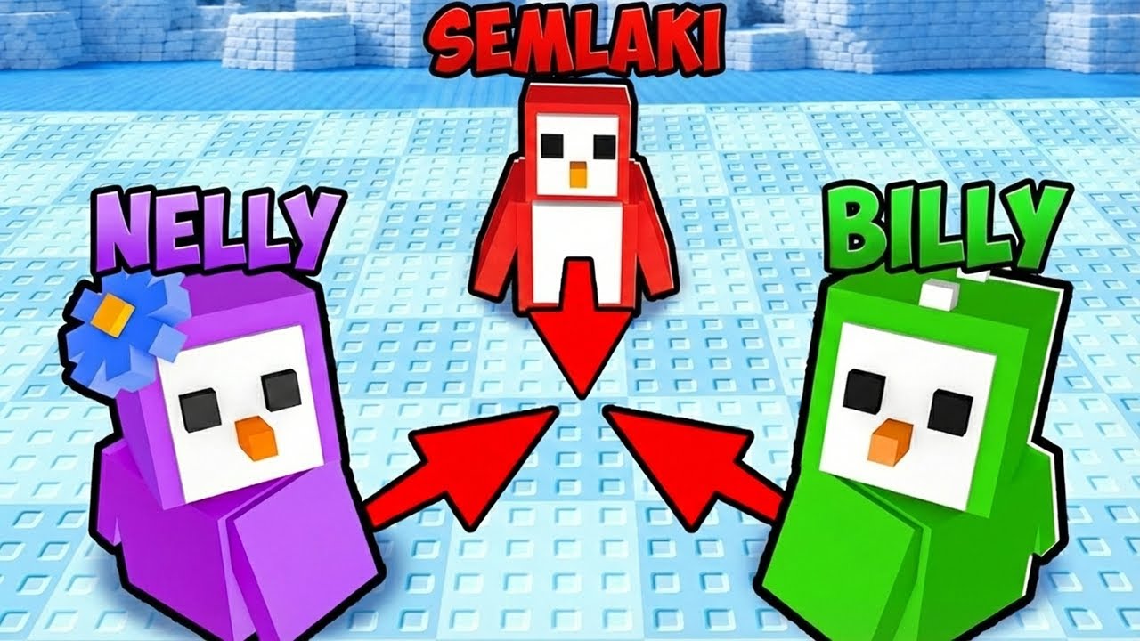 Semlaki spielt Roblox PINGUIN KNOCKOUT mit Matwi!