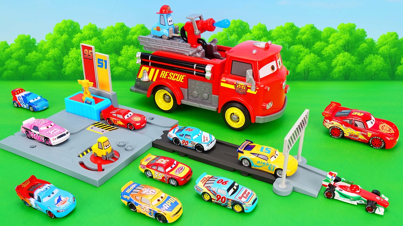 Disney Pixar Cars Unboxing Review | Mattel Disney Pixar Cars Radiator Springs Mountain Race Playset