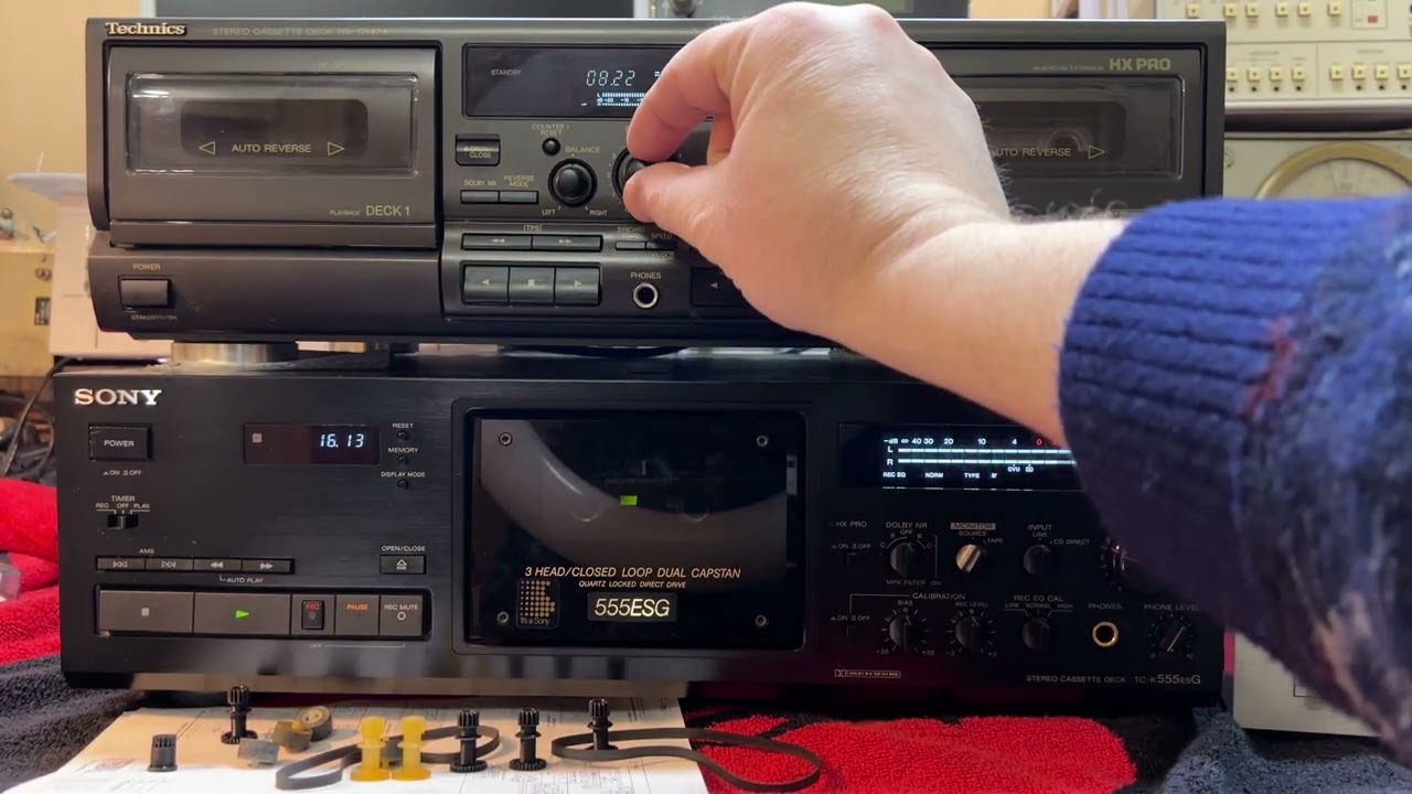 Technics RS-TR474 - 2х кассетник & Sony TC-K555esG