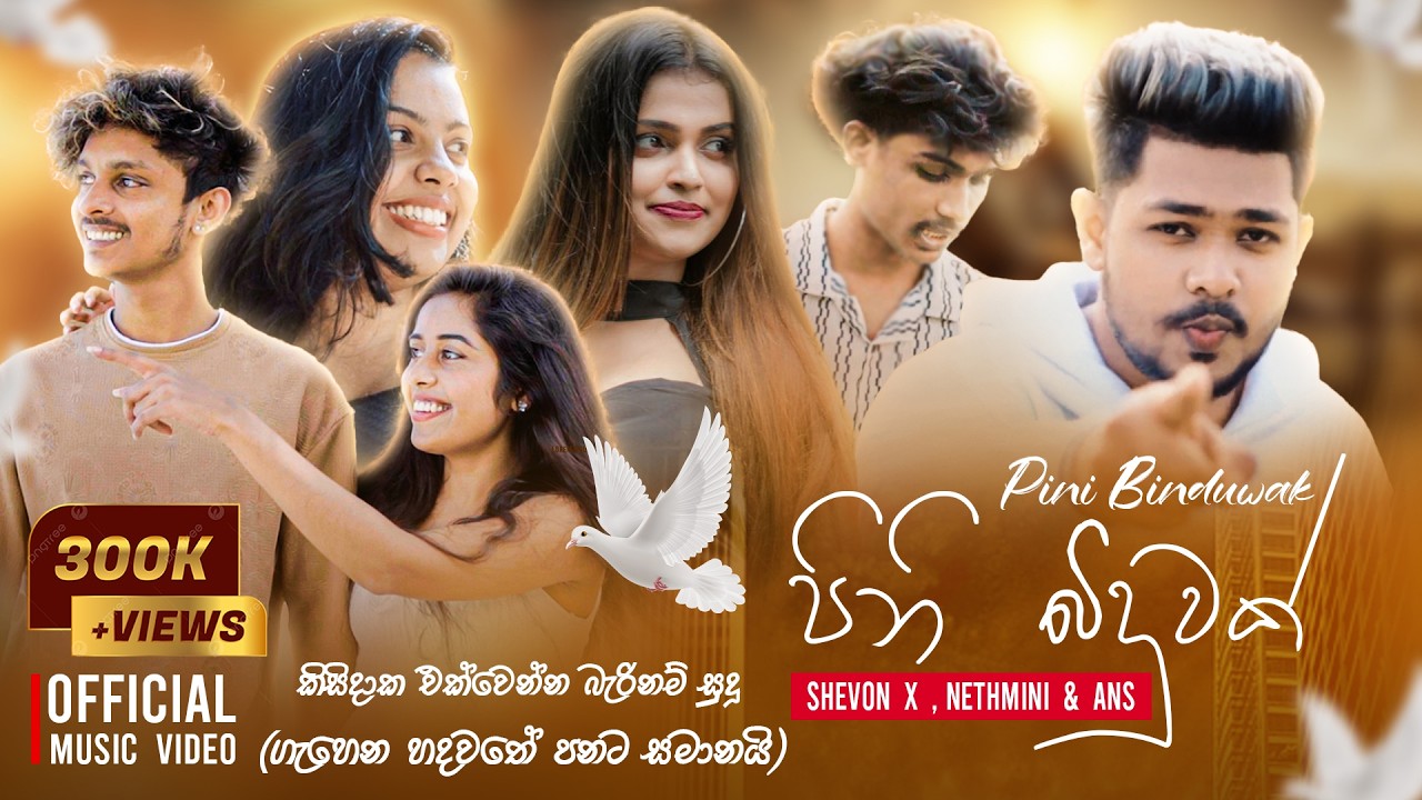 Pini Binduwak (පිනි බිදුවක්) 💔 | Gahena Hadawathe | Shevon X, Nethmini & Ans | Official Music Video 