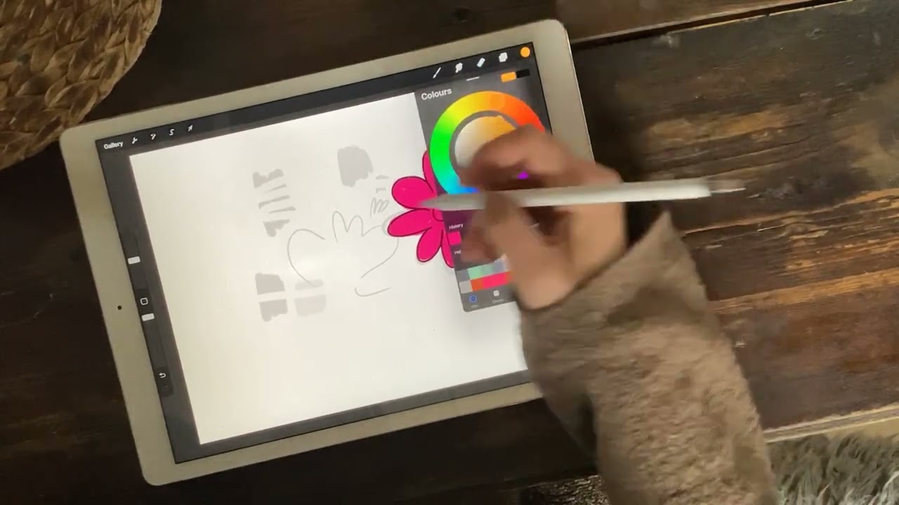 Att börja rita och animera i Procreate