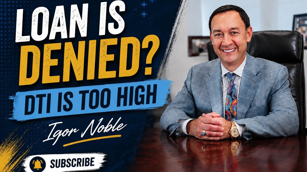 Loan is Denied? High Debt to Income Ratio Loans | DTI is Too High