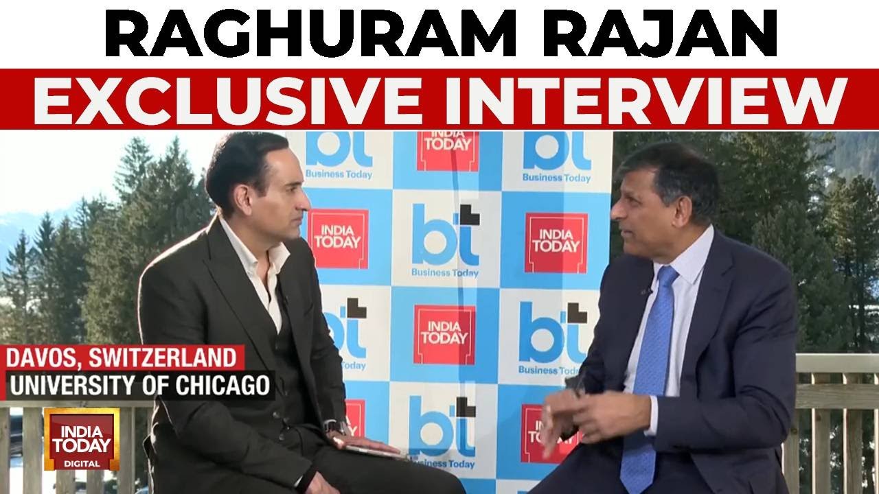 Davos Brainstorm 2025: Former RBI Governor Raghuram Rajan Exclusive With Rahul Kanwal On India Today