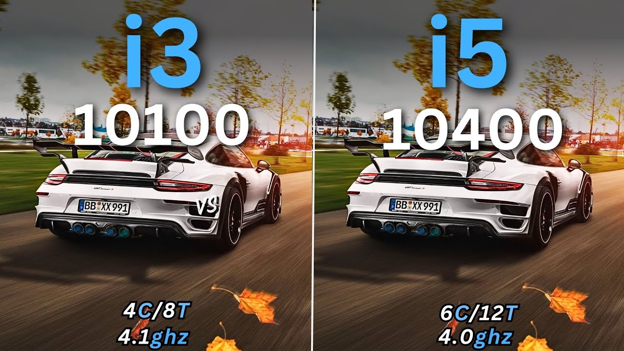 i3 10100 vs i5 10400 Tested in Latest Games | 1080p