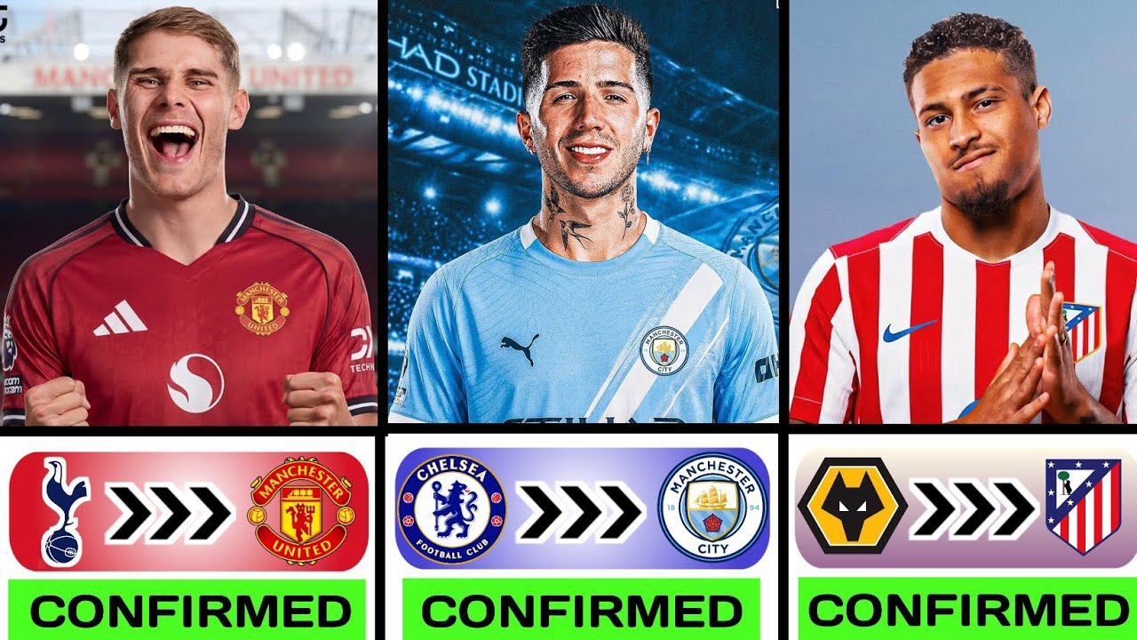 Confirmed Summer Transfer News 2026,✅ Ft. Enzo to Man City, Jo&atilde;o Gomes to Atletico Madrid..🤯🔥