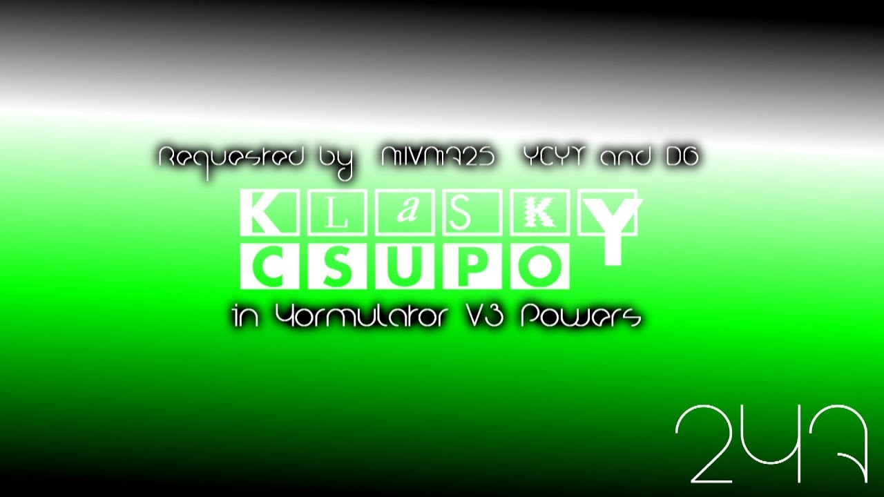 (REQUESTED) Klasky Csupo in 4ormulator V3 Powers