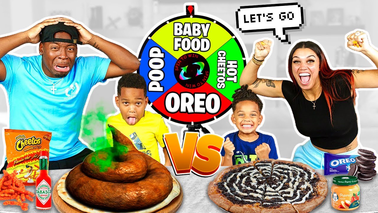 SPIN THE MYSTERY WHEEL OF PIZZA CHALLENGE WITH THE PRINCE FAMILY CLUBHOUSE