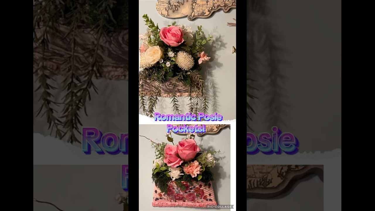 DIY Posie Pockets from Tin Cans - #valentines or #galentinesday gifts.  #diy #recycled