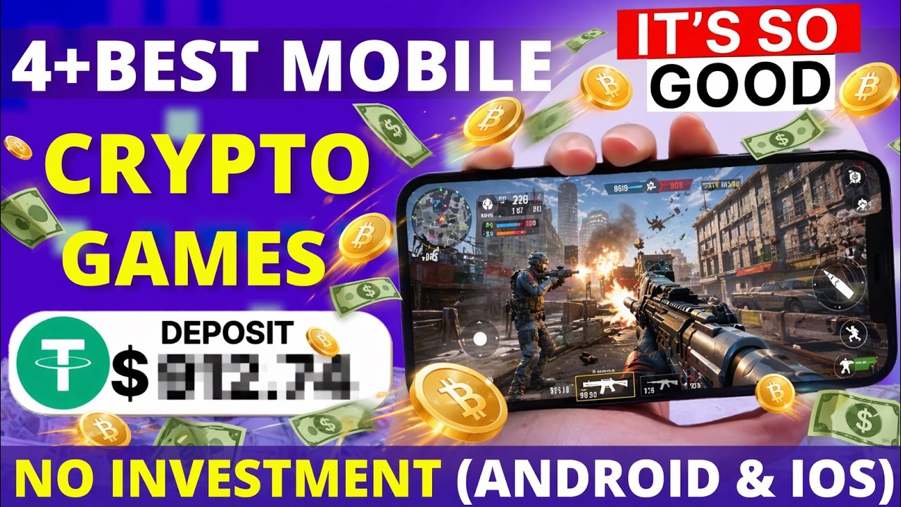 4 Best MOBILE Battleroyale Shooter Crypto Games That ACTUALLY PAYS! (Android & IOS)