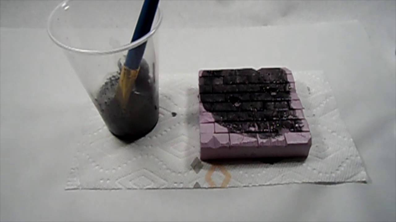 Tutorial:How To Black Wash Your Diorama