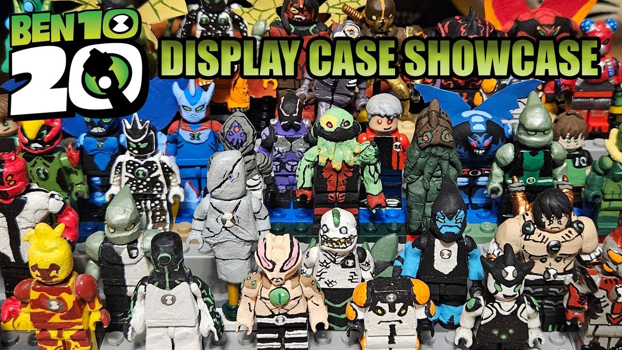 Ben 10 Custom Minifigures Collection Display Case (20th Anniversary Special)