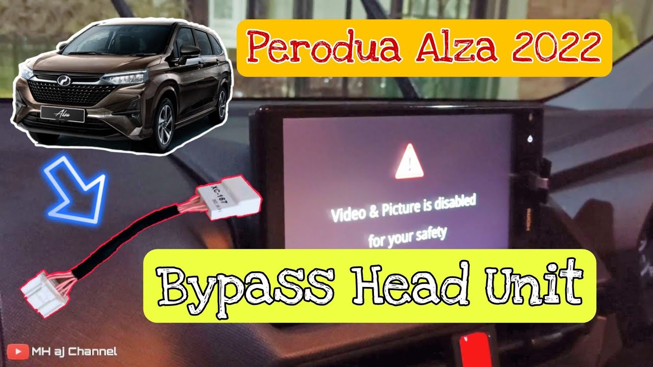 Cara Pasang Cable Bypass Perodua Alza 2022 | Head Unit Player