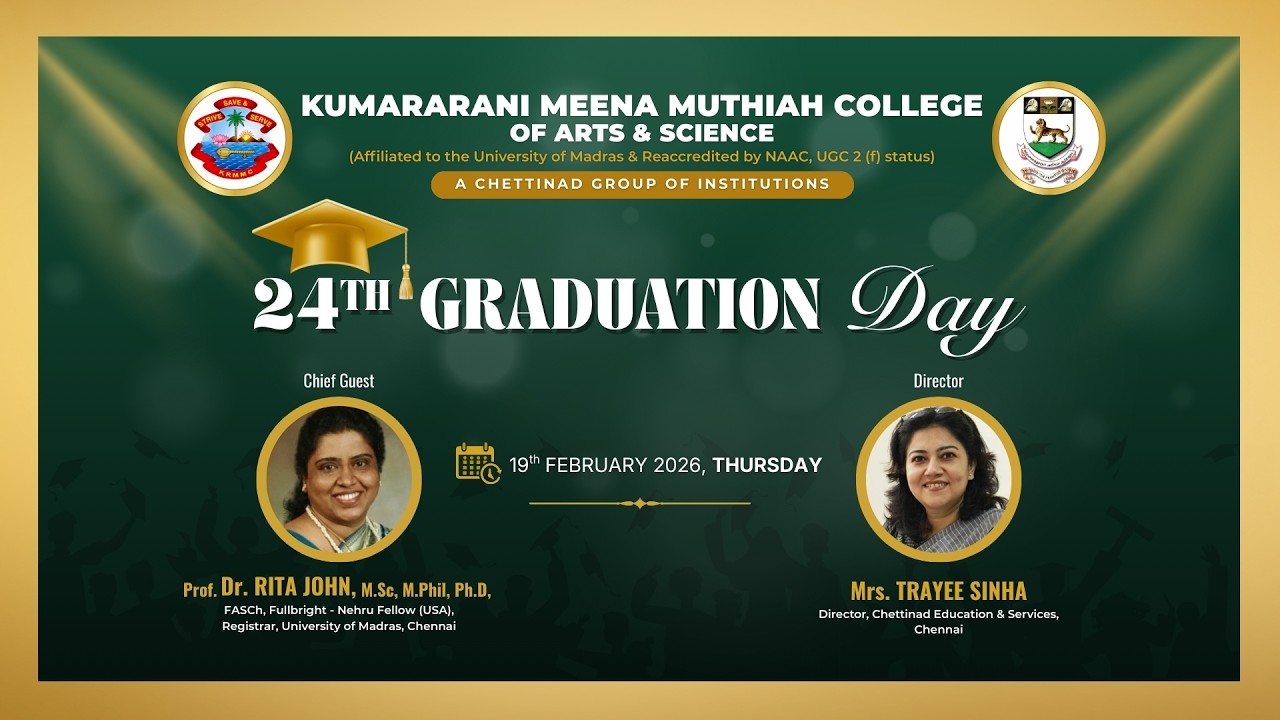 24 th GRADUATION DAY | KRMM COLLAGE | 19-02-2026 AT 04:00 pm