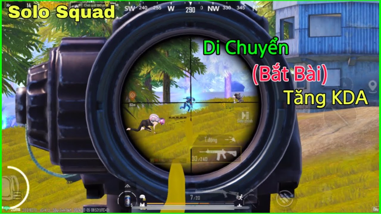 PUBG Mobile | Solo squad - Di Chuyển Bắt Bài Team Địch - Tăng KDA | NhâmHNTV