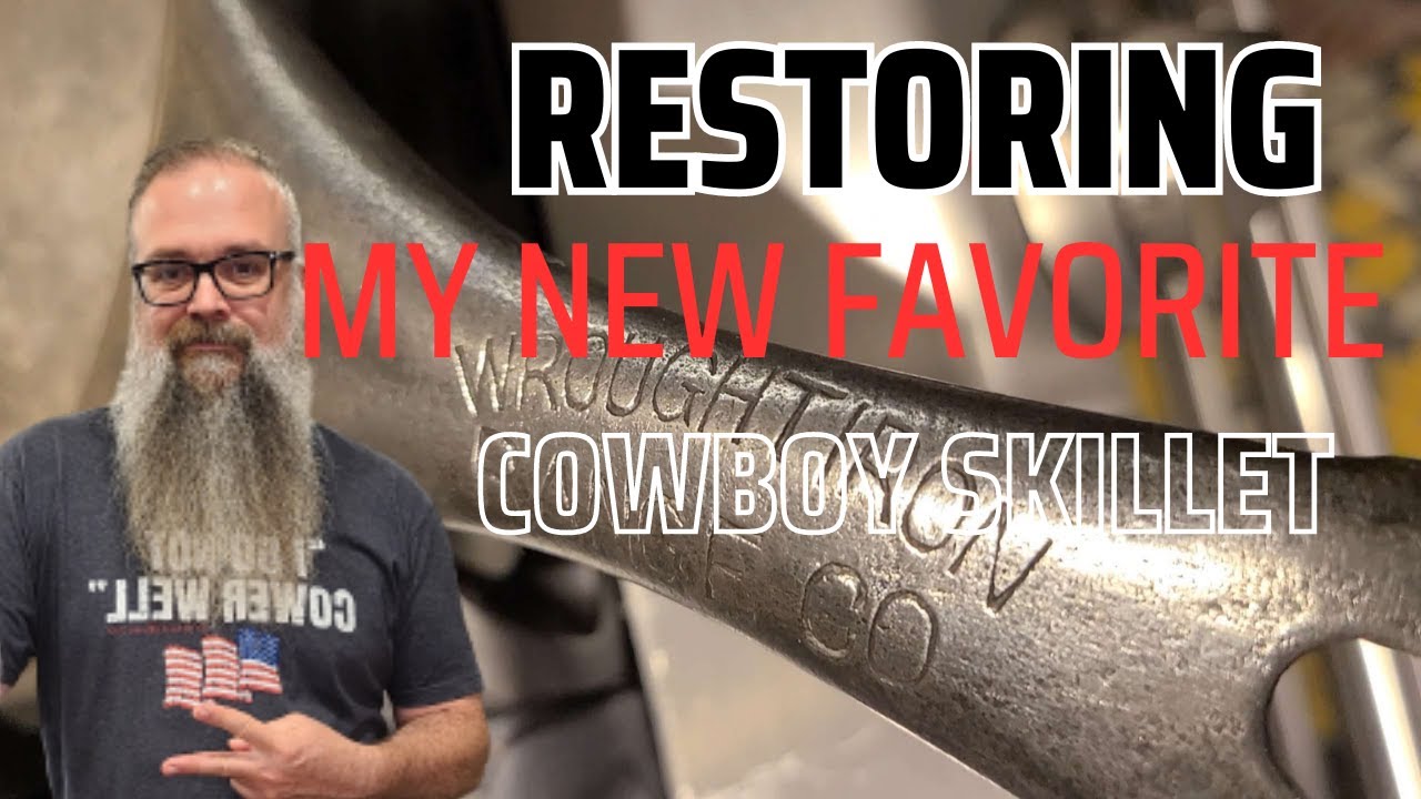 RESTORING the Skillet You NEED // CARBON STEEL Cowboy Skillet