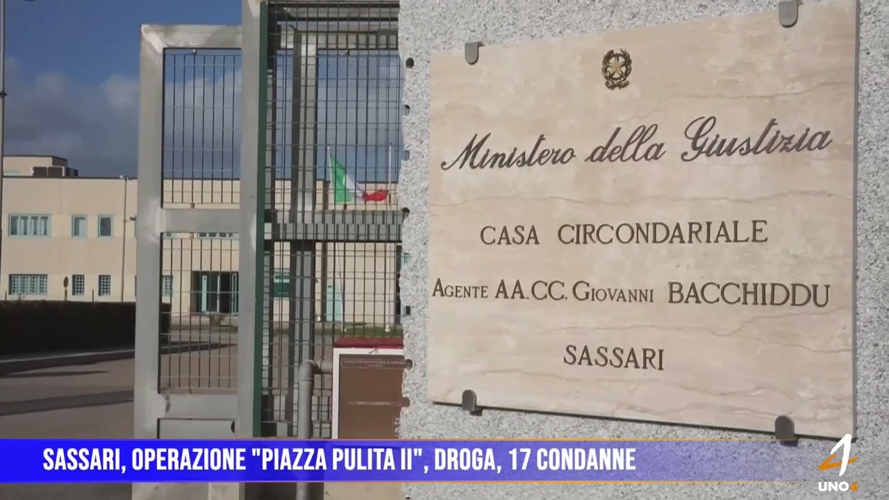 Operazione “Piazza Pulita” 17 condanne per droga a Sassari