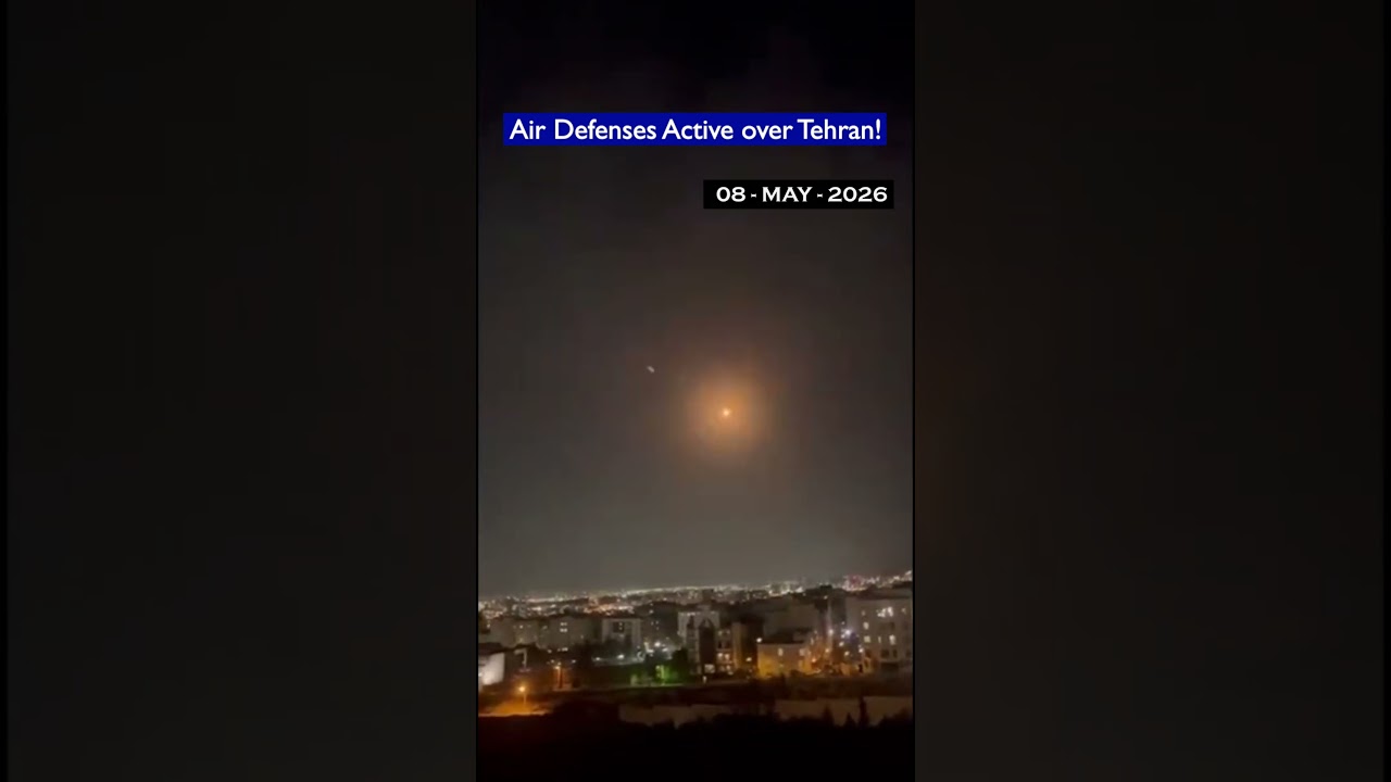 Iranian Air Defenses Active in Western Tehran!!
