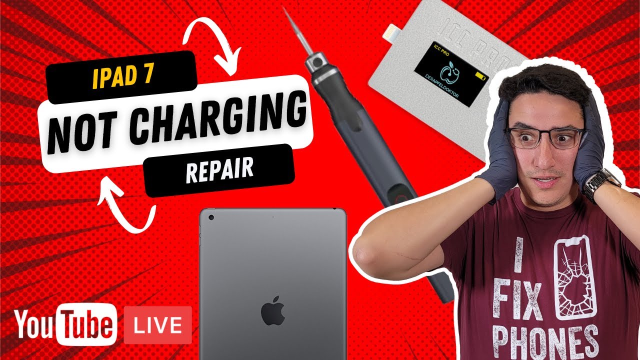 iPad 7 не заряжается. Как диагностировать Tristar и отсутствие питания. Обзоры MaAnt Mini Dremel ...