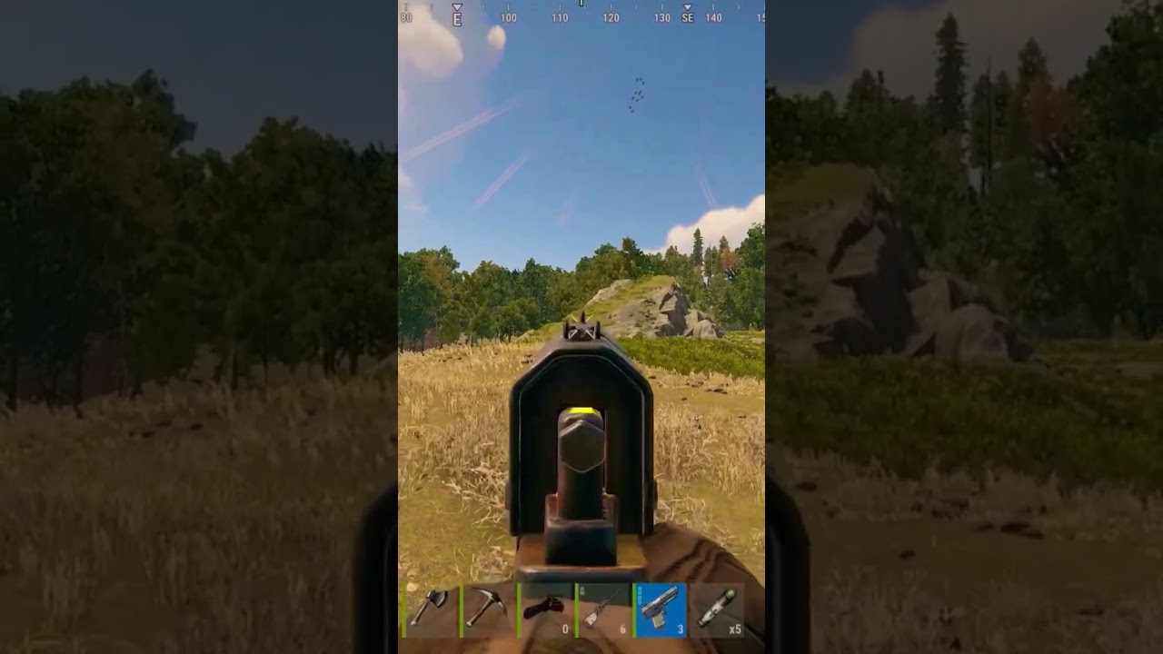 Easy AIM trick             #rust #gaming #shooting