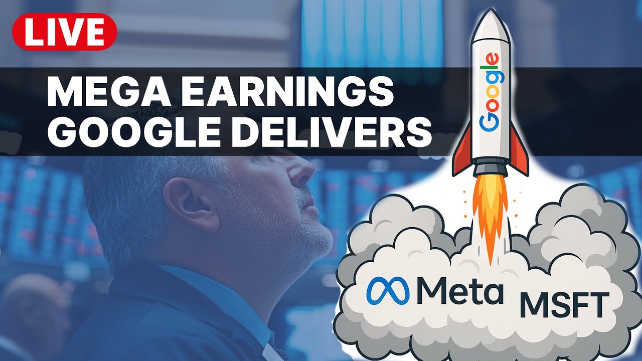 META COLLAPSE | GOOGLE Crushes EARNINGS | MSFT Struggle | LIVE TRADING