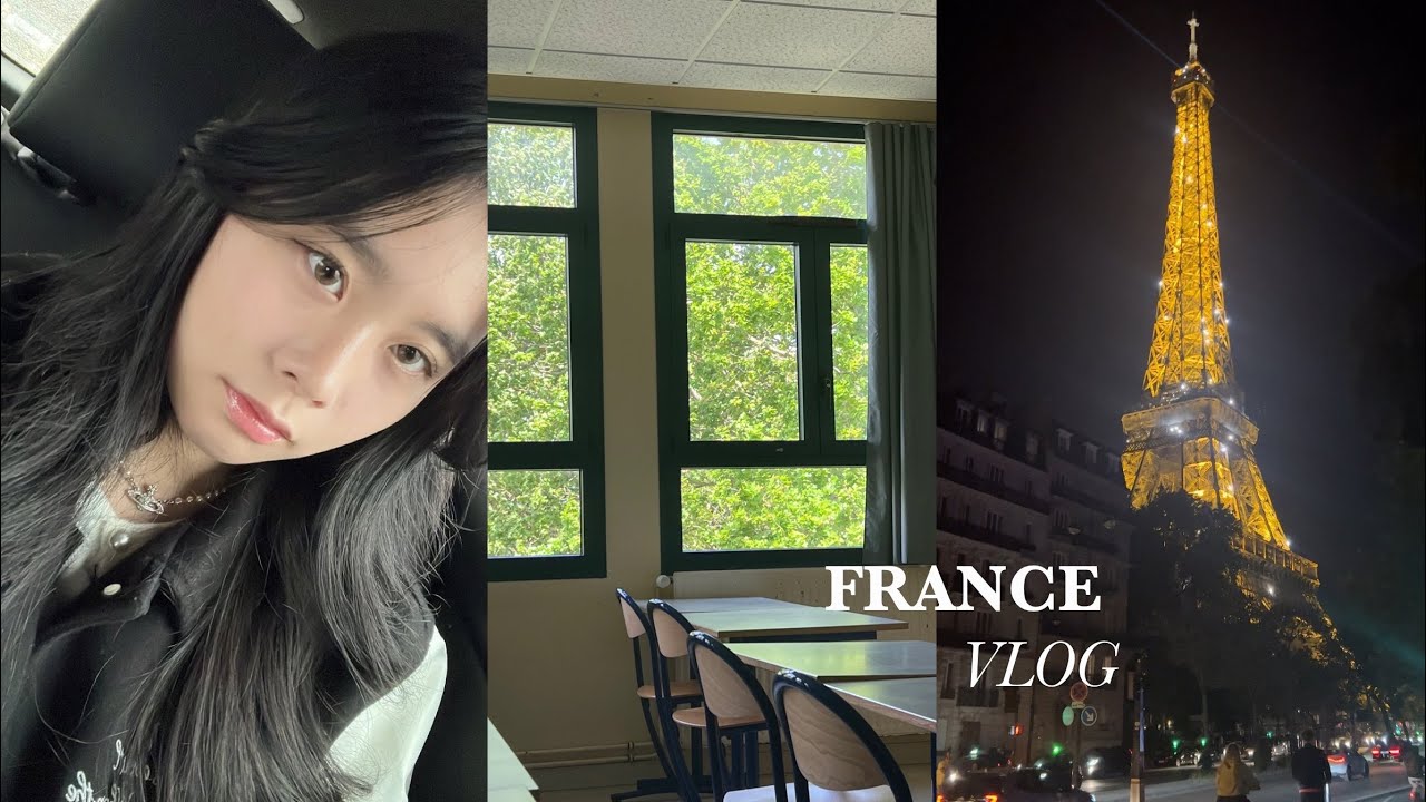 FRANCE VLOG 🥖: Eiffel Tower, exchange student, exploring the city, etc.