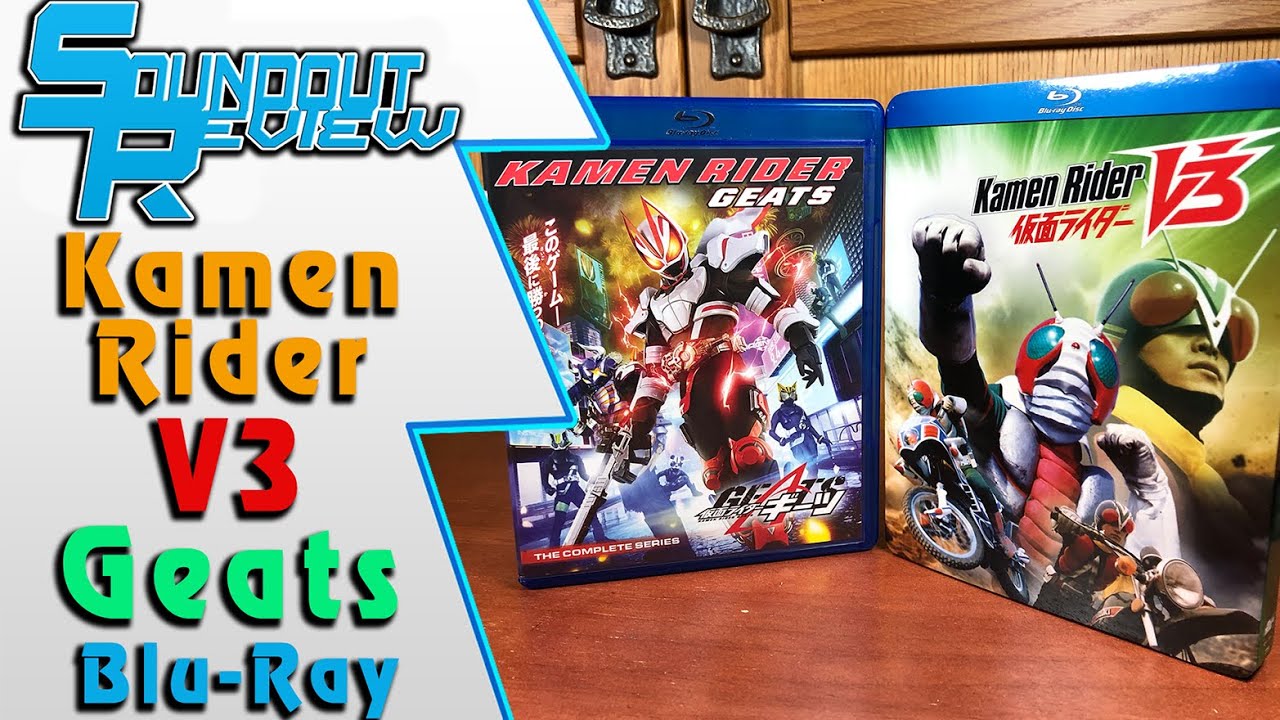 Kamen Rider Blu-Ray Double Review! Geats (Shout!) & V3 (Discotek) plus DVD Comparison! [Soundout12]