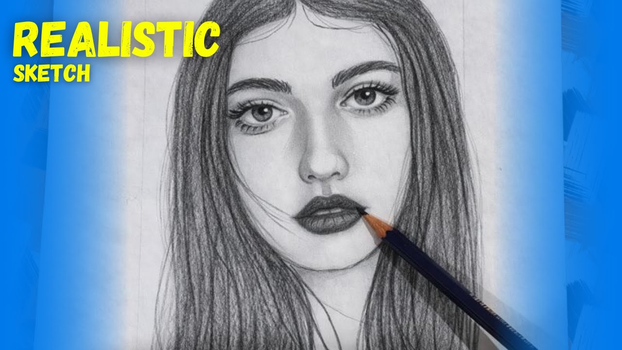 Sketching a Girl That Looks Almost Real | Realistic Drawing