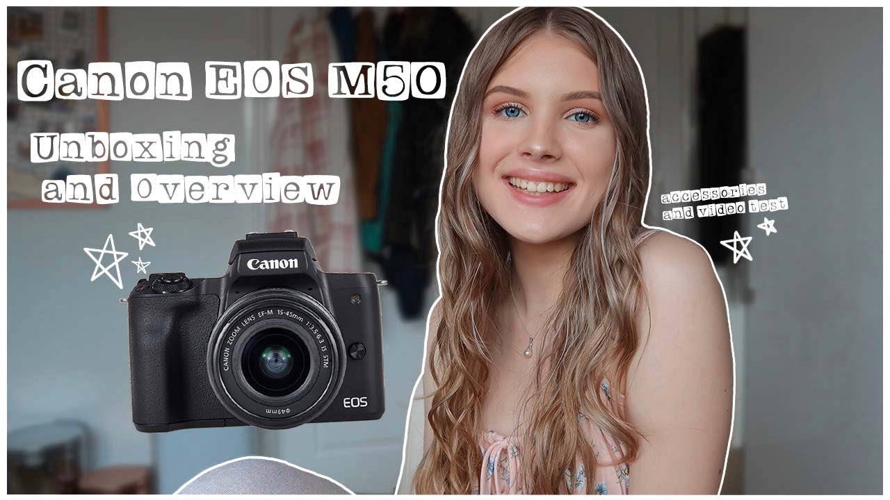CANON EOS M50 UNBOXING AND VIDEO TEST: the best vlogging camera 2020 | Evie Rose