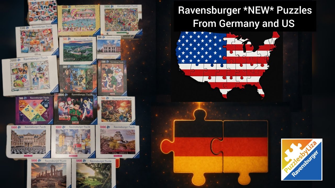 Ravensburger *NEW* 2025 Releases from Germany and US puzzles - puzzlesbyLiza