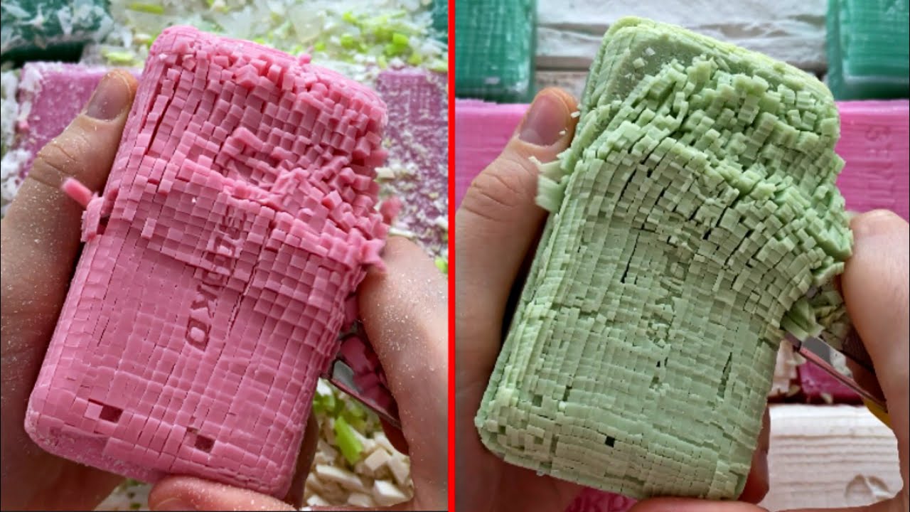 ASMR SOAP CUBES COMPILATION BEST MOMENT. Dry Soap Cutting . Relaxing Sounds. Satisfying Video ASMR