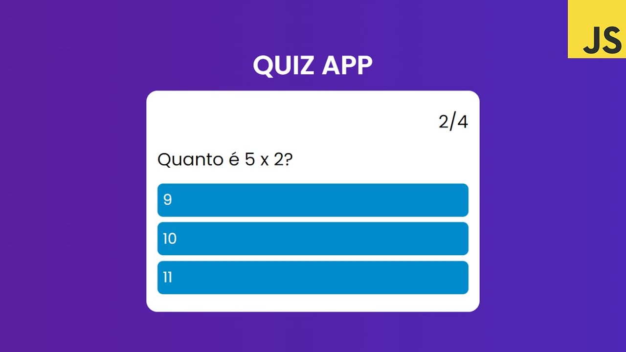 Criando um Quiz com JavaScript