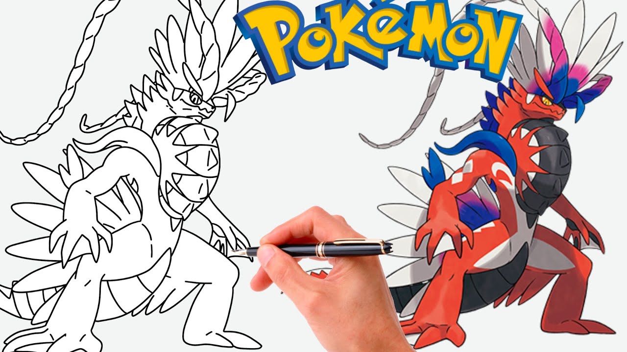 Cómo dibujar KORAIDON POKEMON 